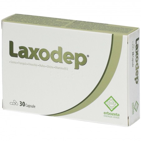 Laxodep Regolarità Intestinale e Sollievo dai Gas 30 Capsule Erbozeta - 2 Laxodep Regolarità Intestinale e Sollievo dai Gas 30 Capsule Erbozeta - 2