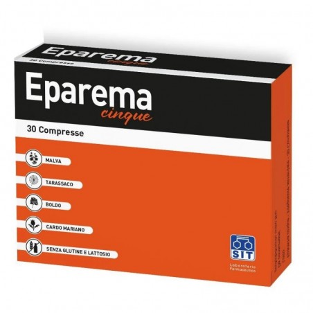Eparema Cinque Integratore Regolarità Intestinale 30 Compresse Sit Laboratorio Farmac. - 1 Eparema Cinque Integratore Regolarità Intestinale 30 Compresse Sit Laboratorio Farmac. - 1