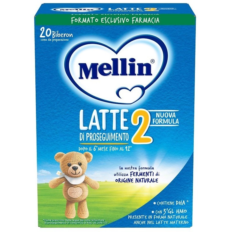 Mellin 2 Latte Polvere 700 G - Latte in polvere e liquido per neonati - 980137107 - Mellin - € 19,22