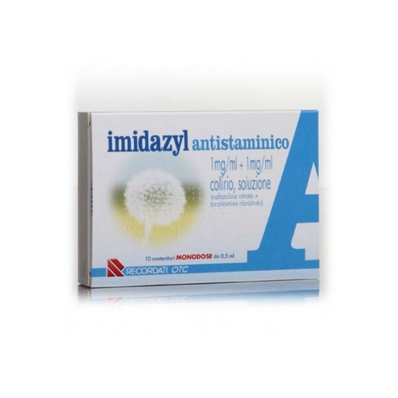 Imidazyl Antistaminico 1 Mg/ml + 1 Mg/ml Collirio 10 Contenitori - Gocce oculari - 035469028 - Imidazyl - € 7,99