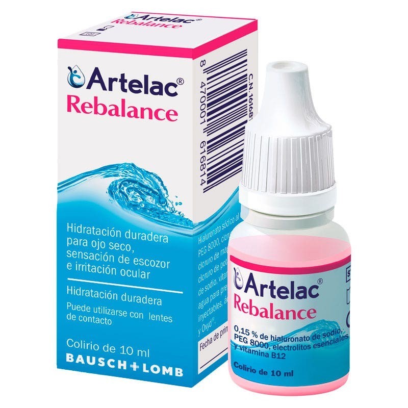 Artelac Rebalance Gocce Oculari Multidose Senza Conservanti 10 Ml - Colliri omeopatici - 939920031 - Bausch & Lomb-iom - € 19,73
