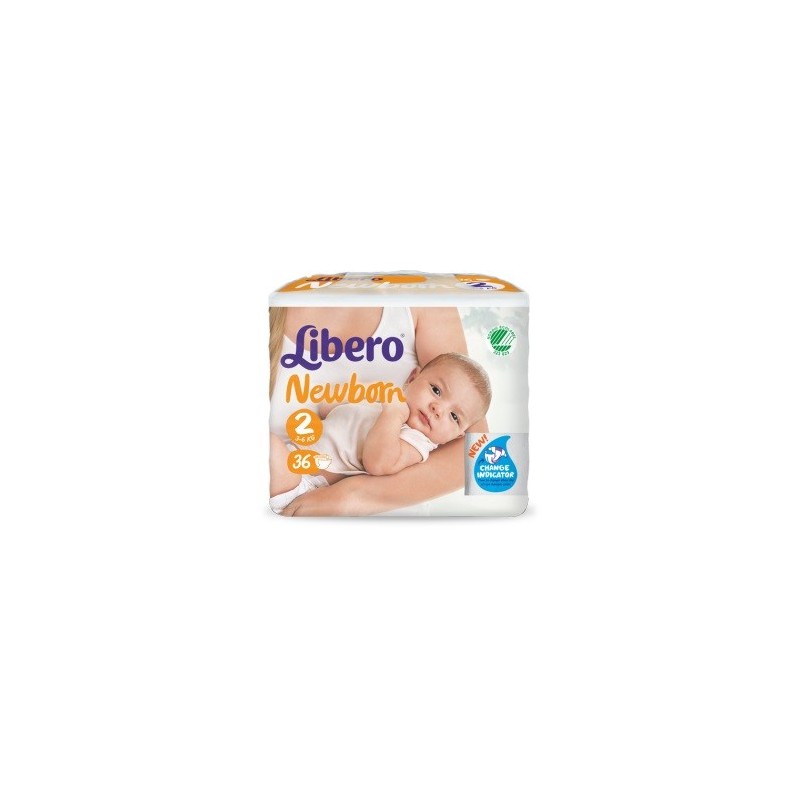 Essity Italy Libero Newborn Pannolino Per Bambino Taglia 2 6x36 Pezzi - Pannolini - 925516003 - Libero - € 7,46
