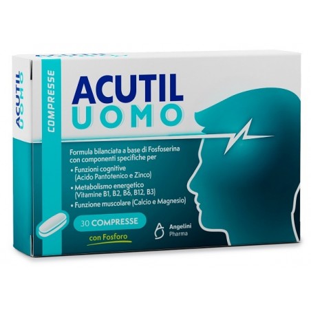 Angelini Pharma Italia Acutil Uomo 30 Compresse Angelini Pharma - 1 Angelini Pharma Italia Acutil Uomo 30 Compresse Angelini Pharma - 1