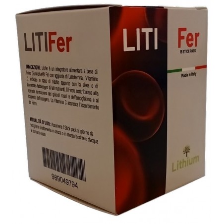 Lithium Litifer 15 Stick Pack Da 1,2 G Lithium - 1 Lithium Litifer 15 Stick Pack Da 1,2 G Lithium - 1