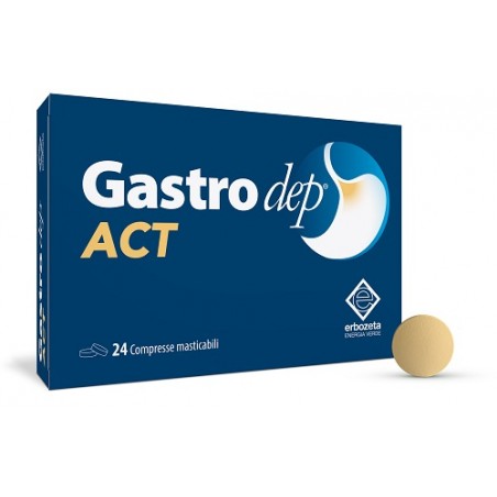 Erbozeta Gastrodep Act 24 Compresse Masticabili Erbozeta - 1 Erbozeta Gastrodep Act 24 Compresse Masticabili Erbozeta - 1