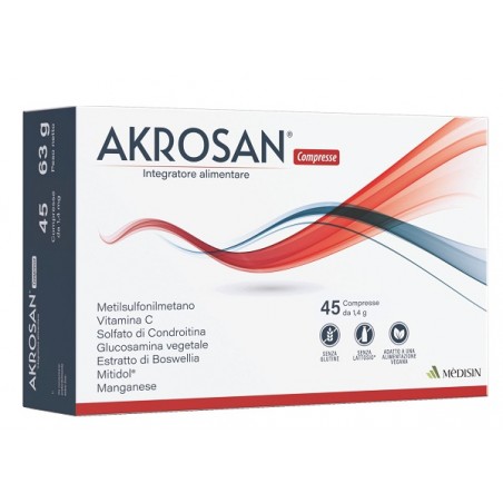 Medisin Akrosan 45 Compresse Medisin - 1 Medisin Akrosan 45 Compresse Medisin - 1