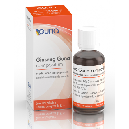 Ginseng Guna Comp Soluzione Orale Gocce 30ml Guna - 1 Ginseng Guna Comp Soluzione Orale Gocce 30ml Guna - 1