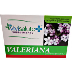 Vivisalute Valeriana Integratore Alimentare 60 Capsule da 400 mg - Integratori per umore, anti stress e sonno - 970484768 - V...