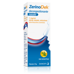 Zerinodek 1 Mg/Ml Decongestionante Nasale Spray 10 G - Decongestionanti nasali - 026371017 - Zerinol