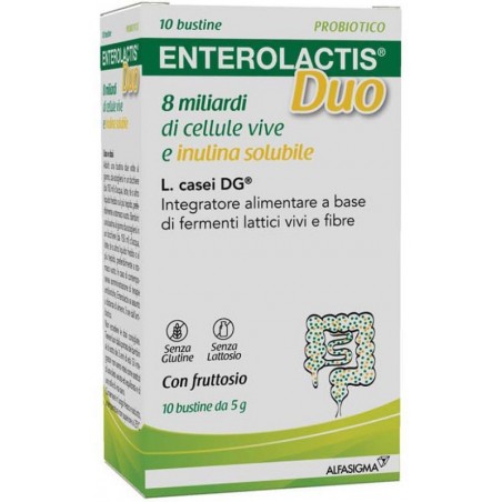 Alfasigma Enterolactis Duo 10 Bustine 5 G Alfasigma - 1 Alfasigma Enterolactis Duo 10 Bustine 5 G Alfasigma - 1