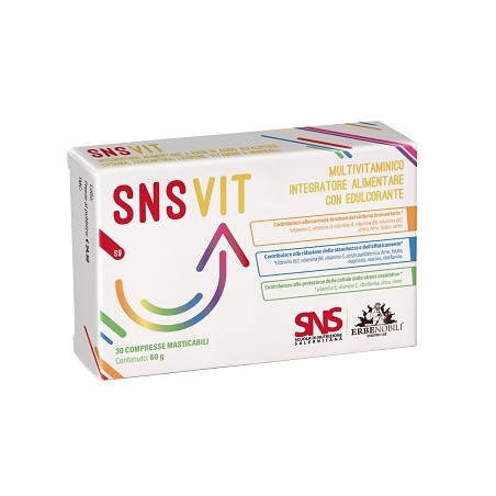 Erbenobili Sns Vit 30 Compresse Masticabili Erbenobili - 1 Erbenobili Sns Vit 30 Compresse Masticabili Erbenobili - 1