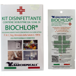 Biochlor Kit Disinfettante 30 Bustine - Ausili per degenza - 999000654 - Biochlor