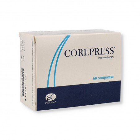 Corepress Integratore per la Salute Cardiovascolare 60 Compresse Sc Pharma Di Caponetto Lucia - 1 Corepress Integratore per la Salute Cardiovascolare 60 Compresse Sc Pharma Di Caponetto Lucia - 1