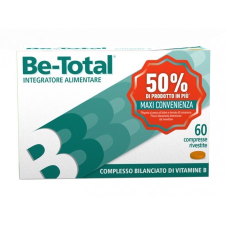 Be-Total Integratore di Vitamine B 60 Compresse - Integratori di vitamina B - 982003600 - Be-Total - € 23,85