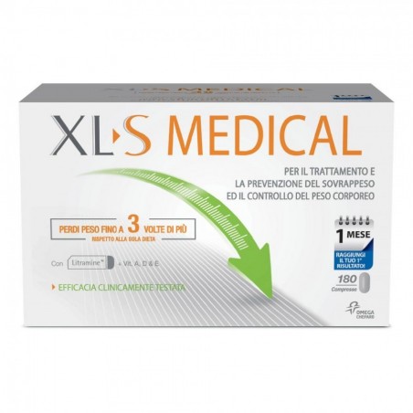 XLS Medical Liposinol Per Il Controllo Del Peso Corporeo 180 Compresse - Colon irritabile - 933327316 - XLS Medical - € 50,89