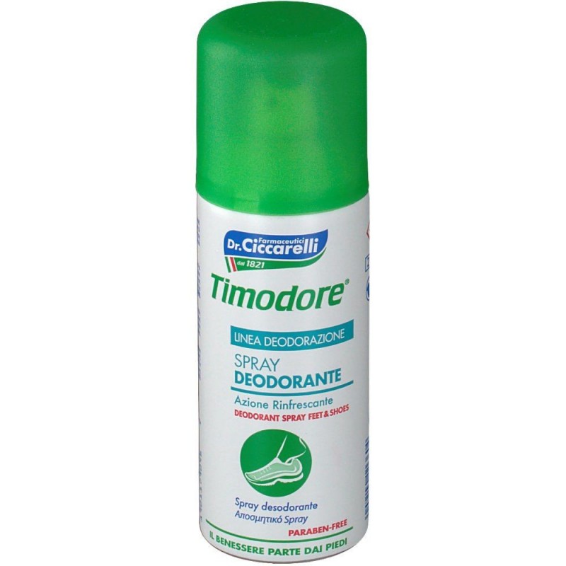 Timodore Spray Deodorante Per Piedi E Calzature 150 Ml - Prodotti per la sudorazione dei piedi - 901179046 - Timodore - € 6,90