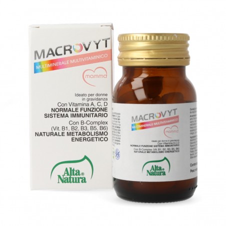 Macrovyt Multivitamine Multiminerali Dolce Mamma 30 Compresse Alta Natura - 1 Macrovyt Multivitamine Multiminerali Dolce Mamma 30 Compresse Alta Natura - 1