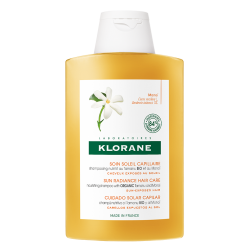Klorane Trattamento Solare Shampoo All'Olio Di Tamanu E Monoi 200 Ml - Shampoo per capelli secchi e sfibrati - 977021841 - Kl...