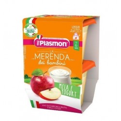 Plasmon La Merenda Dei Bambini Sapori Di Natura Mela Yogurt Asettico 2 X 120 G - Biscotti e merende per bambini - 942862917 -...