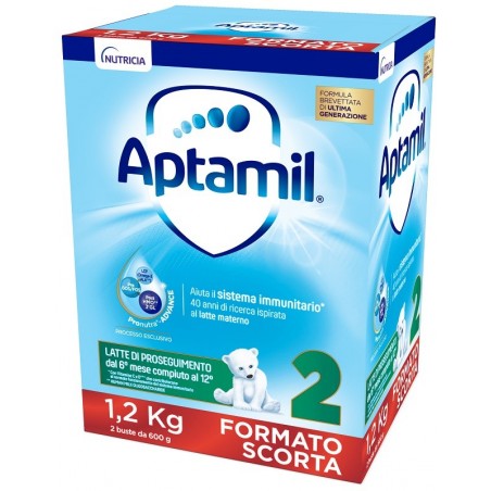 APTAMIL 2 1200 G - Latte in polvere e liquido per neonati - 975193412 - Aptamil - € 35,36