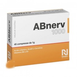 Abnerv 1000 Integratore Alfa Lipoico Vitamine B 45 Compresse Naima Pharma - 1