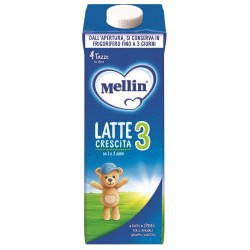 MELLIN 3 LATTE 1000 ML - Latte in polvere e liquido per neonati - 979944752 - Mellin - € 3,33