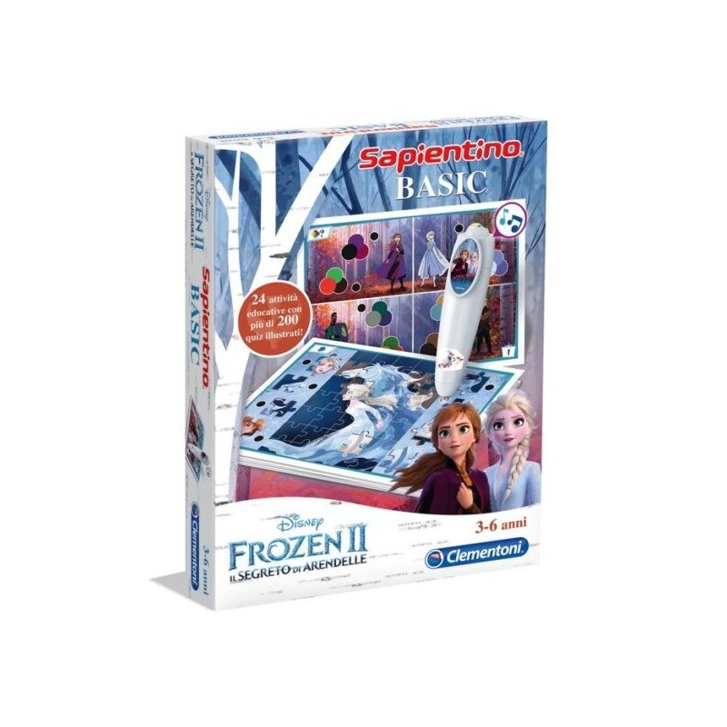 Clementoni Sapientino Frozen 2 Quiz Educativi a Schede 3-6 Anni - Linea giochi - 980629455 - Clementoni - € 9,90
