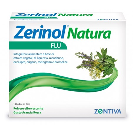 Zentiva Italia Zerinol Natura Flu 14 Bustine Zentiva Italia - 1 Zentiva Italia Zerinol Natura Flu 14 Bustine Zentiva Italia - 1