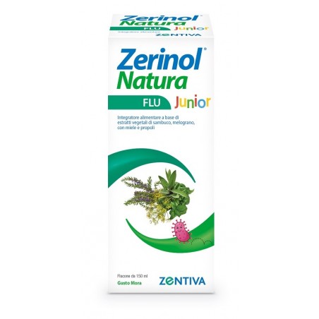 Zentiva Italia Zerinol Natura Flu Junior Sciroppo 150 Ml Zentiva Italia - 1 Zentiva Italia Zerinol Natura Flu Junior Sciroppo 150 Ml Zentiva Italia - 1