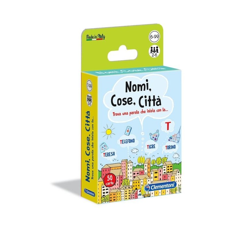 NOMI COSE CITTA' - Linea giochi - 981293893 - Clementoni - € 5,90
