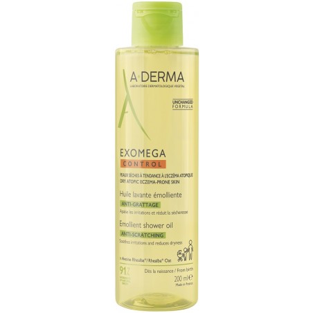Aderma Exomega Control Olio Lavante Emolliente 200 Ml Nuovo Pack A-Derma - 1 Aderma Exomega Control Olio Lavante Emolliente 200 Ml Nuovo Pack A-Derma - 1