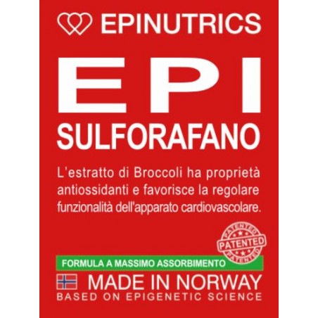Epinutrics Ab Epinutrics Epi Sulfarafano 60 Capsule Epinutrics Ab - 1 Epinutrics Ab Epinutrics Epi Sulfarafano 60 Capsule Epinutrics Ab - 1