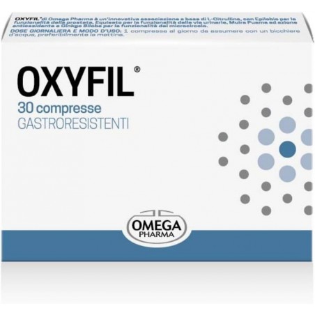 Oxyfil Funzionalità Prostata Vie Urinarie Microcircolo 30 Compresse Omega Pharma - 1 Oxyfil Funzionalità Prostata Vie Urinarie Microcircolo 30 Compresse Omega Pharma - 1