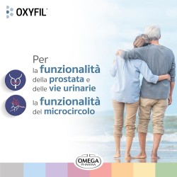 Oxyfil Funzionalità Prostata Vie Urinarie Microcircolo 30 Compresse Omega Pharma - 2
