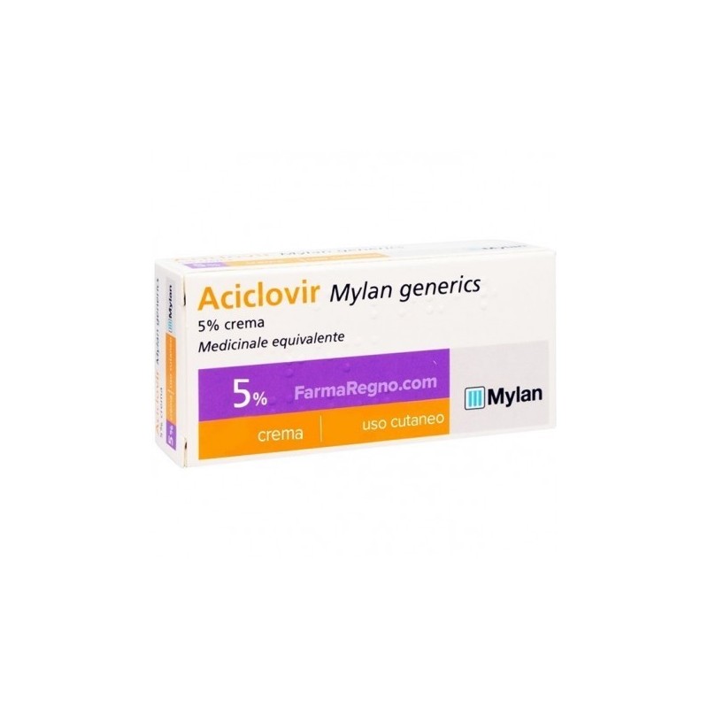 Mylan Aciclovir Generics 5% Crema Per Herpes 3 G - Farmaci per herpes labiale - 034738017 - Mylan - € 3,19