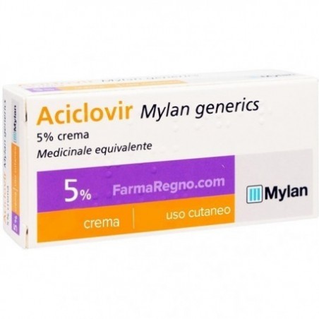 Mylan Aciclovir Generics 5% Crema Per Herpes 3 G - Farmaci per herpes labiale - 034738017 - Mylan - € 4,63