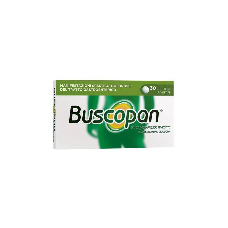 Buscopan 10 Mg Manifestazioni Spastico-Dolorose 30 Compresse Rivestite - Farmaci per dolori addominali - 047450010 - Buscopan...