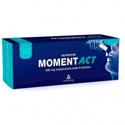 Angelini Momentact 400 Mg Sospensione Orale 8 Bustine - Farmaci per dolori muscolari e articolari - 035618077 - Momentact - €...