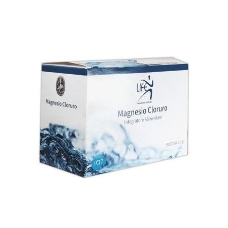 Magnesio Cloruro Life Integratore Benessere Fisico 30 Buste - 2 Magnesio Cloruro Life Integratore Benessere Fisico 30 Buste - 2
