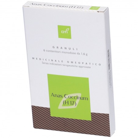 Oti Anas Coccinum H17 Granuli Omeopatici 6 Monodose 1,6g Oti - 1 Oti Anas Coccinum H17 Granuli Omeopatici 6 Monodose 1,6g Oti - 1
