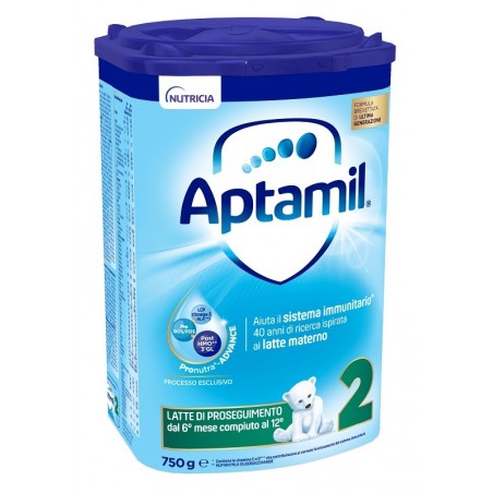 APTAMIL 2 LATTE 750 G - Latte in polvere e liquido per neonati - 978474916 - Aptamil - € 22,78
