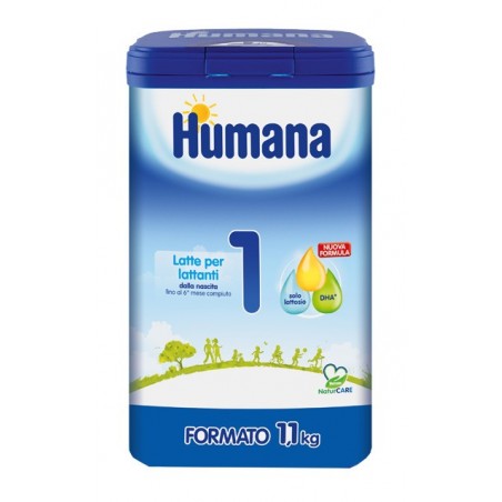 Humana 1 Probal Latte Per Lattanti Dalla Nascita 1100 g Humana - 1 Humana 1 Probal Latte Per Lattanti Dalla Nascita 1100 g Humana - 1