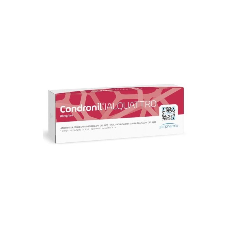 Geofarma Siringa Intra-articolare Condronil Ialquattro Acido Ialuronico 2% 4 Ml Geofarma - 1