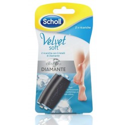 Dr Scholl Velvet Soft Ricarica Roll Cristalli Di Diamante 2 Pezzi - Trattamenti per pedicure e pediluvi - 970444915 - Dr. Scholl