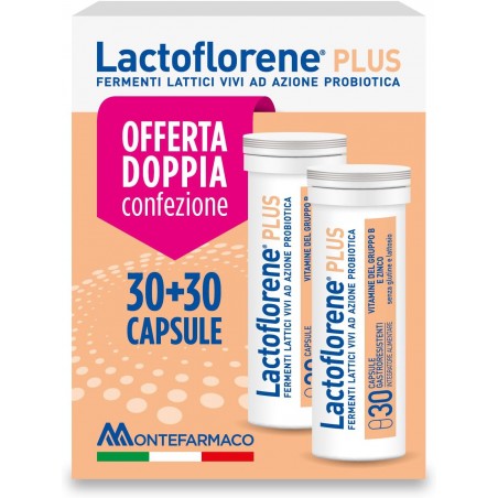 Lactoflorene Plus Bipack Fermenti Lattici Probiotico 60 Capsule Lactoflorene - 1 Lactoflorene Plus Bipack Fermenti Lattici Probiotico 60 Capsule Lactoflorene - 1
