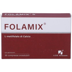 Folamix Integratore L-Metilfolato Zinco Vitamine B 30 Compresse Asm Farmaceutici - 5