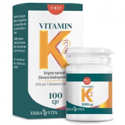 Erba Vita Vitamin K2 Integratore Ossa e Coagulazione 100 Compresse Erba Vita - 1