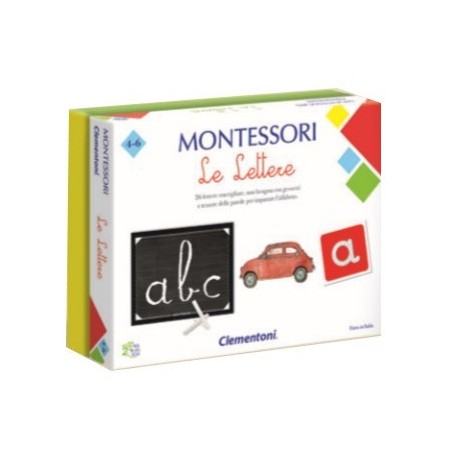 CLEMENTONI MONTESSORI LE LETTERE - Linea giochi - 980629354 - Clementoni - € 14,90