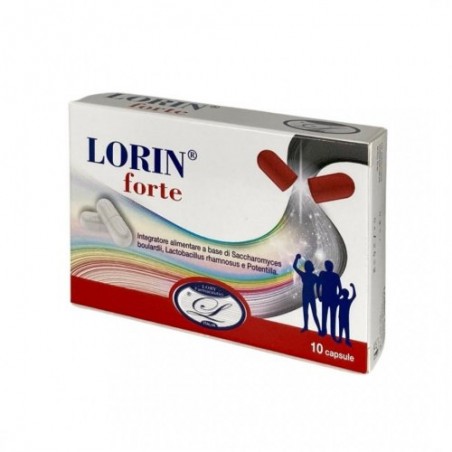 Lory Farmaceutici Italia Lorin Forte 10 Capsule Lory Farmaceutici Italia - 1 Lory Farmaceutici Italia Lorin Forte 10 Capsule Lory Farmaceutici Italia - 1