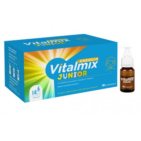 Vitalmix Energia Junior Integratore Bambini Memoria e Difese 14 Flaconcini Vitalmix - 1 Vitalmix Energia Junior Integratore Bambini Memoria e Difese 14 Flaconcini Vitalmix - 1
